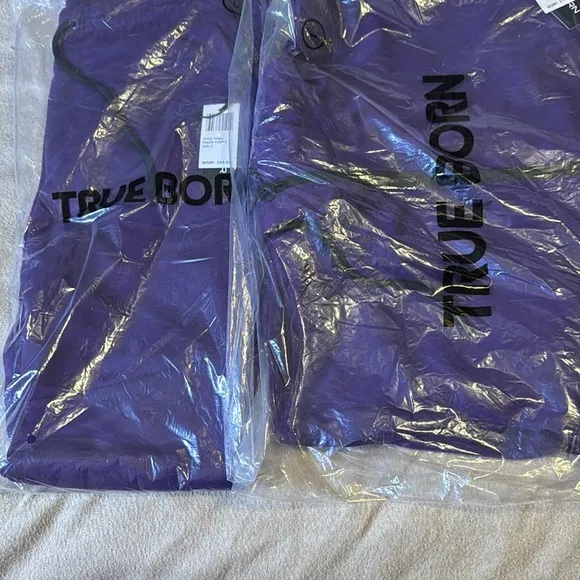 Men’s True Born Purple Performance Hoodie Jacket &amp; Sweatpants