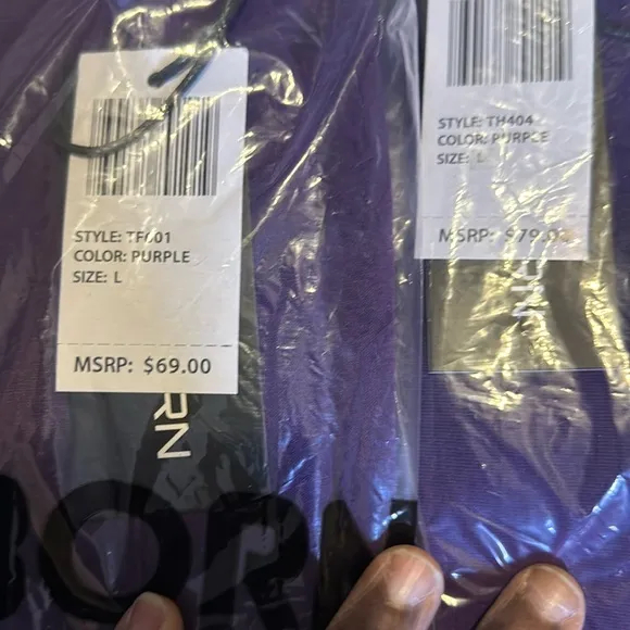 Men’s True Born Purple Performance Hoodie Jacket &amp; Sweatpants