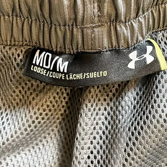 Mens, Under Armour, Grey, Lined, Track Pants. Size Medium.
