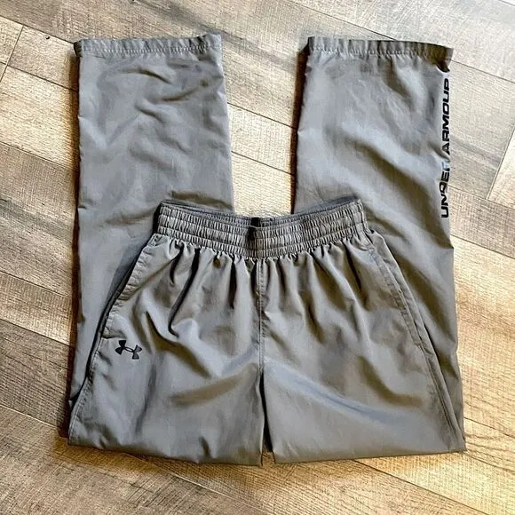Mens, Under Armour, Grey, Lined, Track Pants. Size Medium.