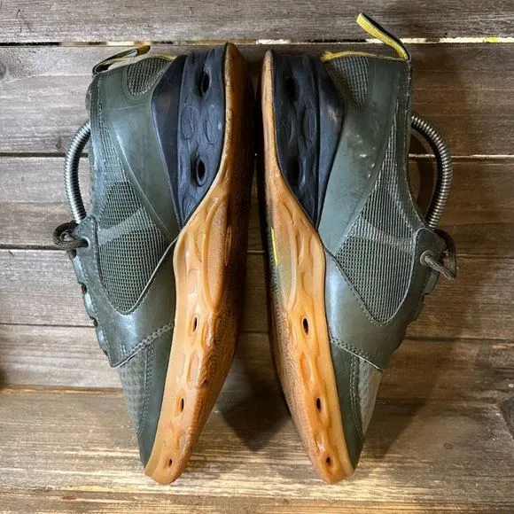 Mens Merrell Tideriser Olive Green‎ Athletic Outdoor Low Shoes Sneakers Size 8 M