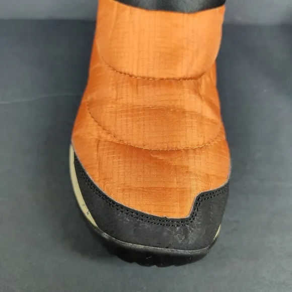 Merrell Men's Nova Sneaker Moc Slip On Burnish Orange Blue Outdoor Shoe Size 8.5