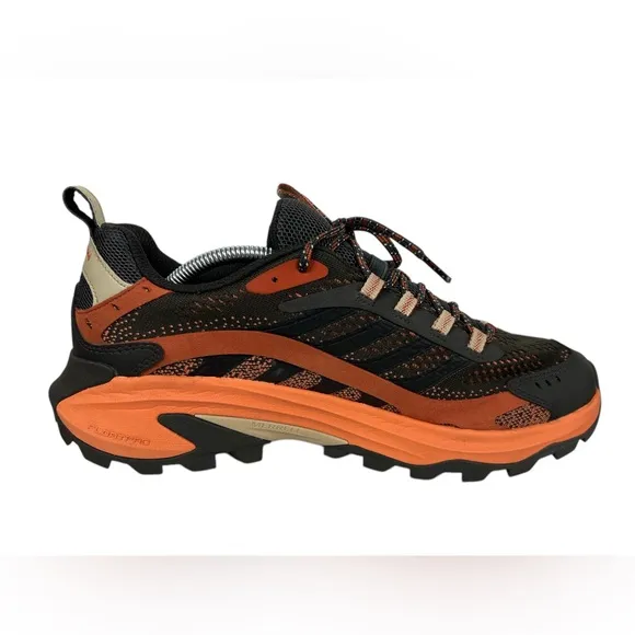 Merrell Moab Speed 2 Beluga Hiker Sneaker Shoes Men's Size 11 Vibram Trail