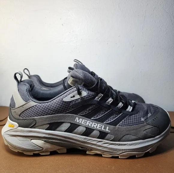 Merrell Moab Speed 2 GTX Gore-Tex Vibram Hiking Grey Men Outdoors Shoes Sizes 14