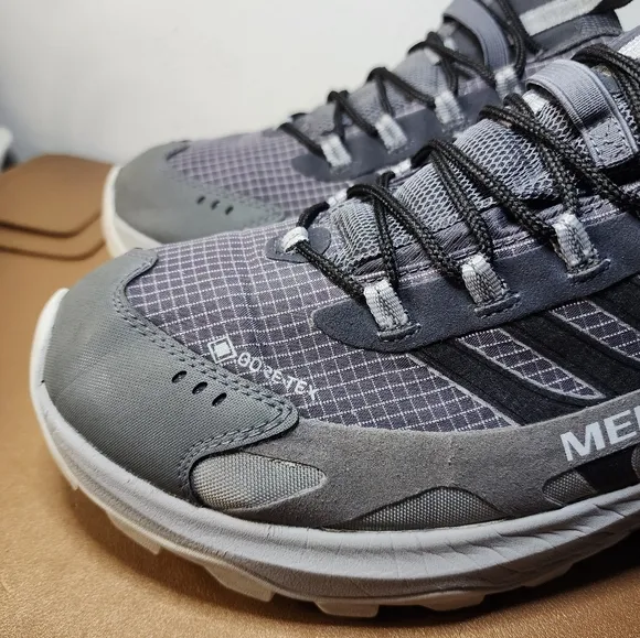 Merrell Moab Speed 2 GTX Gore-Tex Vibram Hiking Grey Men Outdoors Shoes Sizes 14
