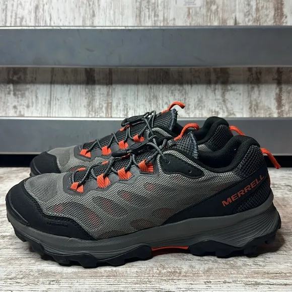 Merrell Speed Strike AeroSport Carbon Black Orange Outdoors J135171 Men’s Sz 12