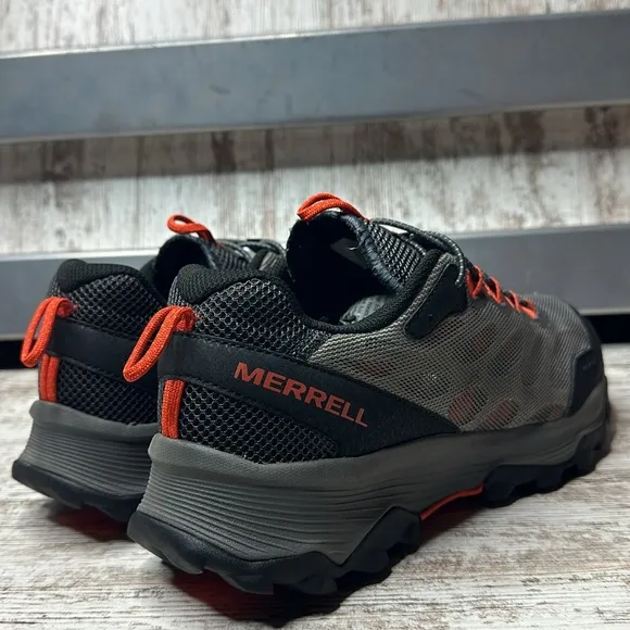 Merrell Speed Strike AeroSport Carbon Black Orange Outdoors J135171 Men’s Sz 12