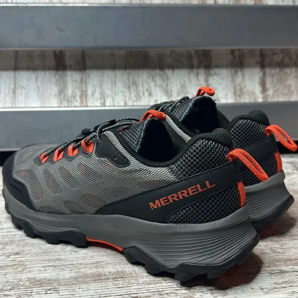 Merrell Speed Strike AeroSport Carbon Black Orange Outdoors J135171 Men’s Sz 12