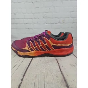 Merrell Women's Allout All Out Fuse Unifly Purple Orange Size 11 Training Shoes