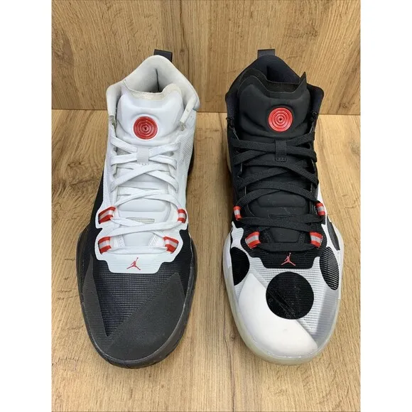 Naruto X  Jordan Zion 1 SP Sage Of The Six Paths Sneaker Shoes Black White Sz 14