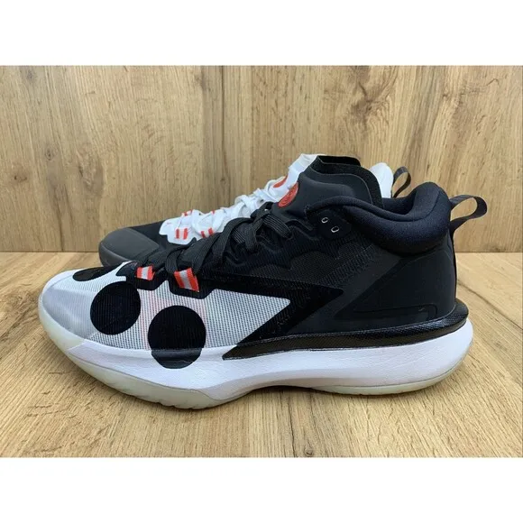 Naruto X  Jordan Zion 1 SP Sage Of The Six Paths Sneaker Shoes Black White Sz 14