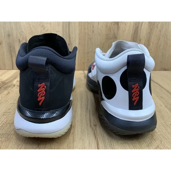 Naruto X  Jordan Zion 1 SP Sage Of The Six Paths Sneaker Shoes Black White Sz 14