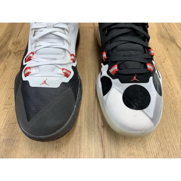 Naruto X  Jordan Zion 1 SP Sage Of The Six Paths Sneaker Shoes Black White Sz 14