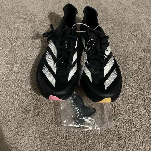New‎ Adidas Adizero Ambition Sz 12.5  Men’s Track Shoes Black/white Style IG9905