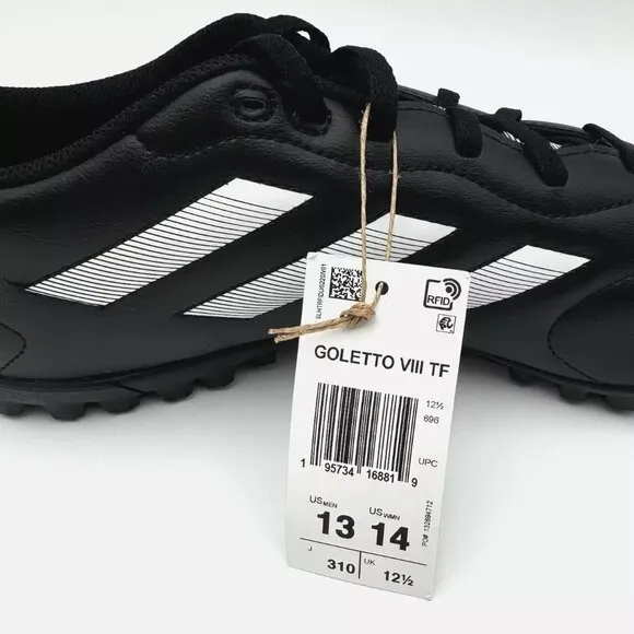 NEW adidas Goletto VIII Unisex Adult Turf Soccer Shoes Men's Size 13/Women's 14