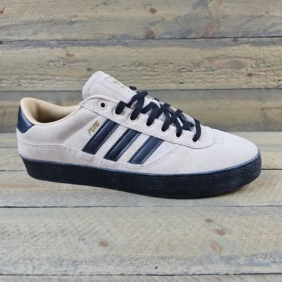 NEW adidas PUIG Indoor Skateboarding Casual Shoes Wonder Quart, Black,Chalk
