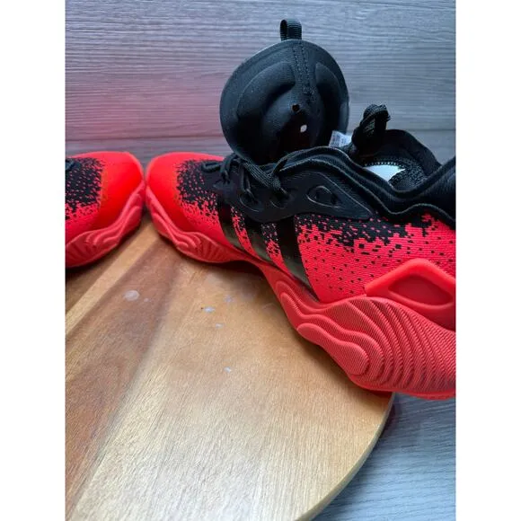 New adidas Trae Young 3 Black Core Solar Red IF5605 Men's Size 10.5