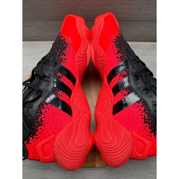 New adidas Trae Young 3 Black Core Solar Red IF5605 Men's Size 10.5