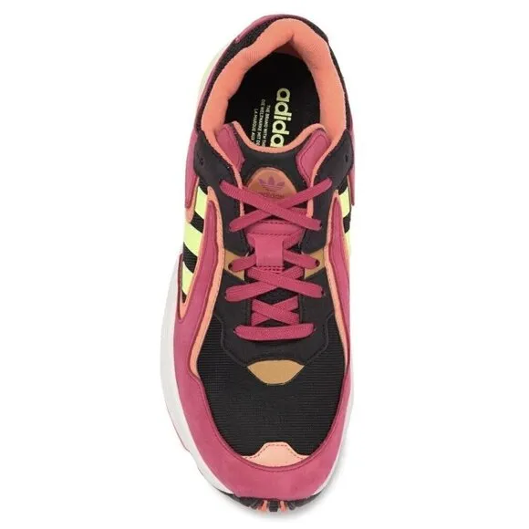 NEW Adidas Yung-96 Chasm Chunky Pink Hi-Res Yellow Sneakers Shoes Men's 9