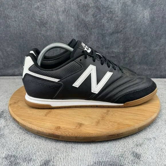 New Balance 442 Shoes Mens Size 10 2E Black Soccer Team Indoor Training Sneakers