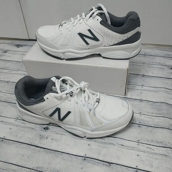 New Balance 519 MX519WG2 Mens SZ 8.5D White Logo Cross-Training Sneaker Shoes