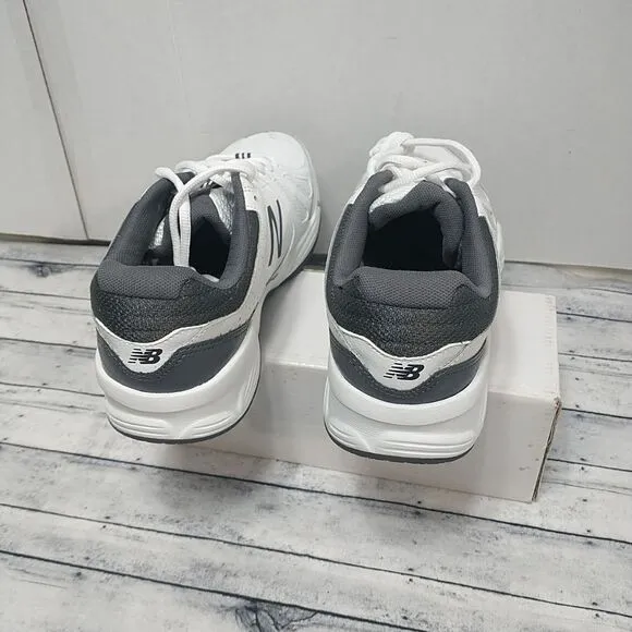 New Balance 519 MX519WG2 Mens SZ 8.5D White Logo Cross-Training Sneaker Shoes