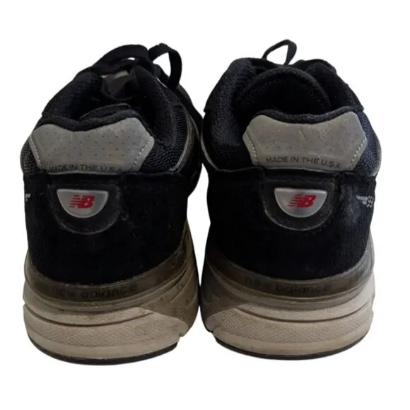 New Balance 990v3 Mens Black Running Shoes Size 9.5