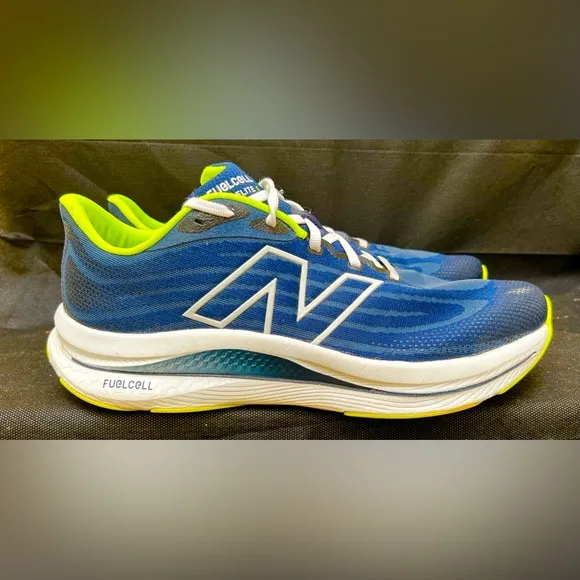New Balance FuelCell Men’s Running Shoes – Size 11 – Blue/Neon Green – Preowned