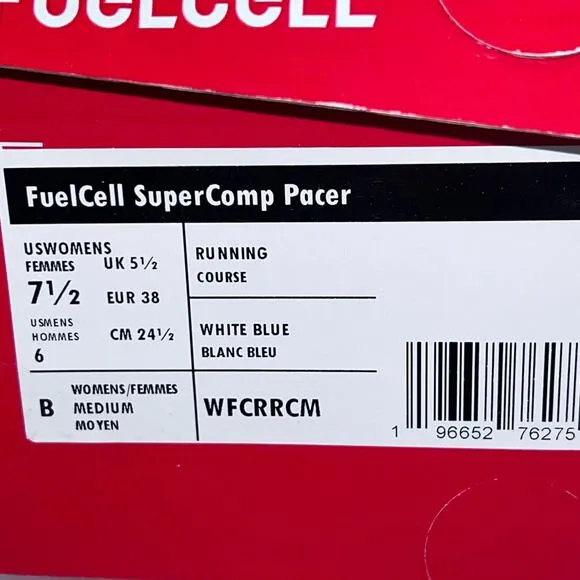 New Balance FuelCell SuperComp Pacer Running Shoe, Women's Size 7.5