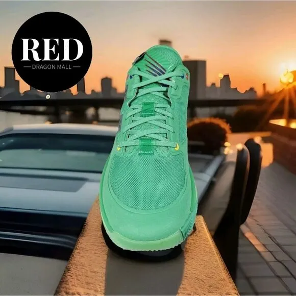 New Balance Hesi Low Gamer Tag Green Basketball Shoes - Men's Size 10