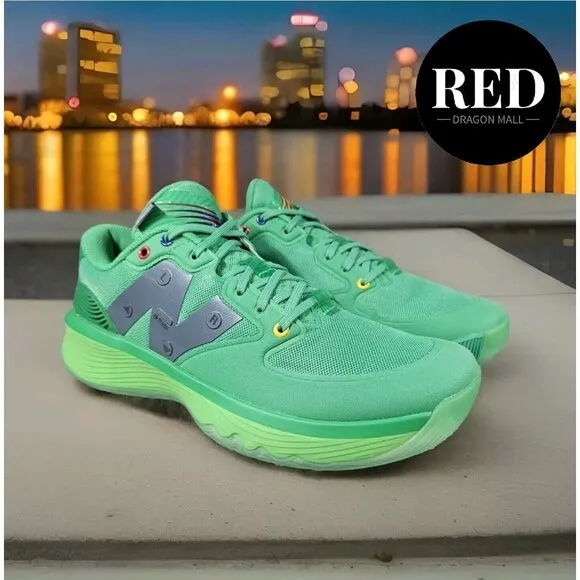 New Balance Hesi Low Gamer Tag Green Basketball Shoes - Men's Size 10