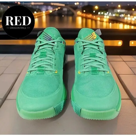 New Balance Hesi Low Gamer Tag Green Basketball Shoes - Men's Size 10