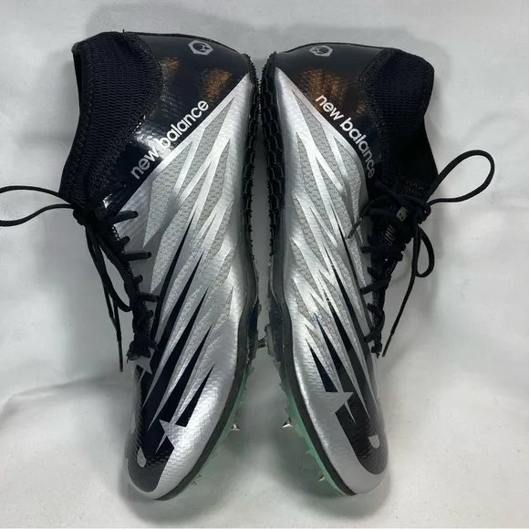 New Balance Men's Racing Track &amp; Field Sprint Spiked Shoes Neon Emerald Black