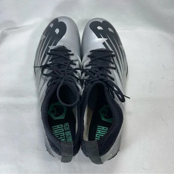 New Balance Men's Racing Track &amp; Field Sprint Spiked Shoes Neon Emerald Black