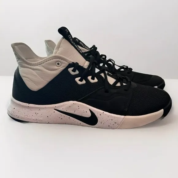 NEW Basketball Shoes PG 3 TB Black Size US12