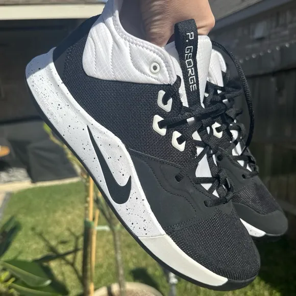 NEW Basketball Shoes PG 3 TB Black Size US12