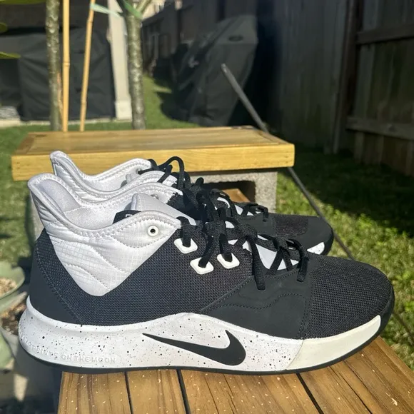 NEW Basketball Shoes PG 3 TB Black Size US12