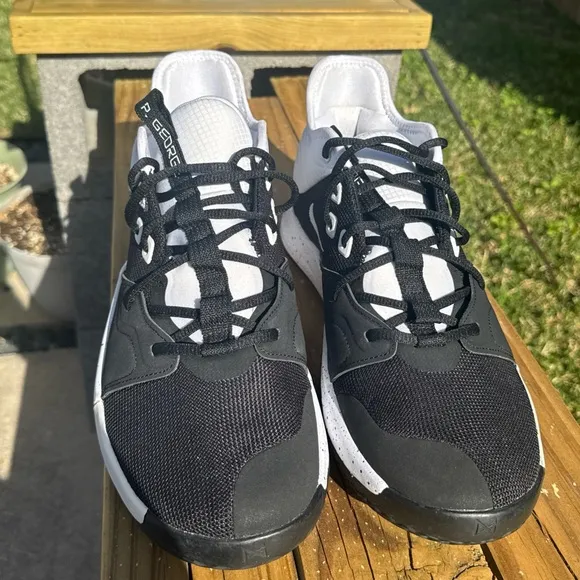 NEW Basketball Shoes PG 3 TB Black Size US12