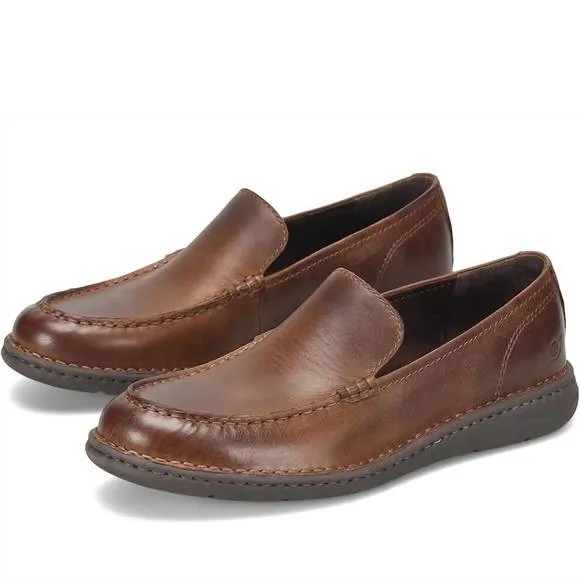 NEW BORN men's thaton loafer shoes in brown