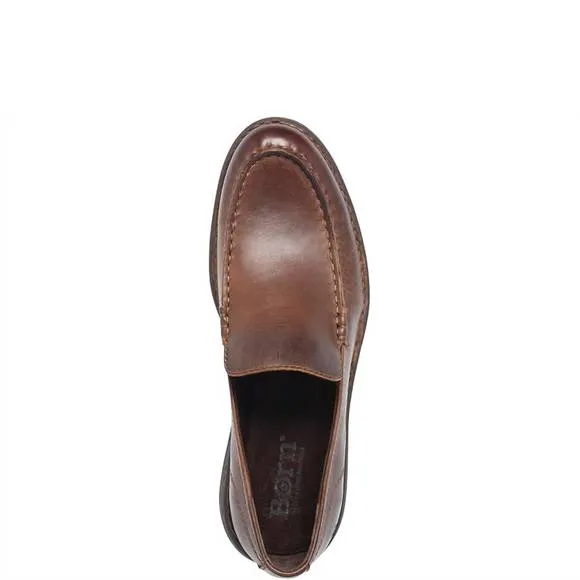 NEW BORN men's thaton loafer shoes in brown