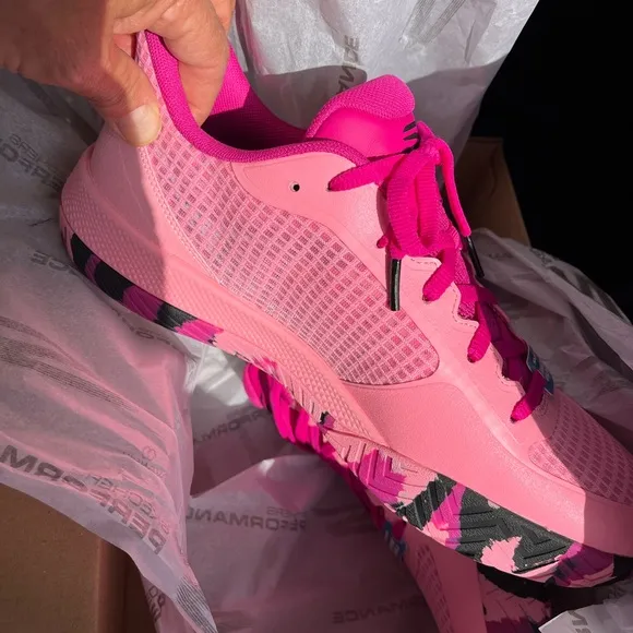 New Box Pink Cancer Men’s Skechers Viper Court Pro Size 10 1/2 10.5 Pickleball