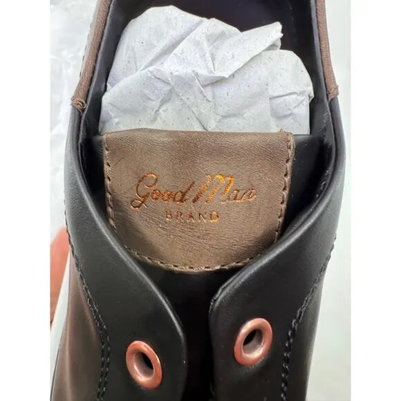 NEW Good Man Brand Legend London Sneaker Shoes Black /Dark Vachetta Mens Sz 9.5