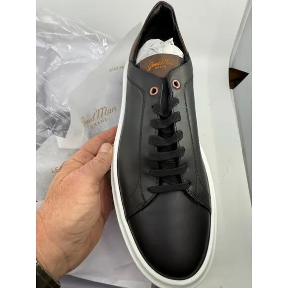 NEW Good Man Brand Legend London Sneaker Shoes Black /Dark Vachetta Mens Sz 9.5