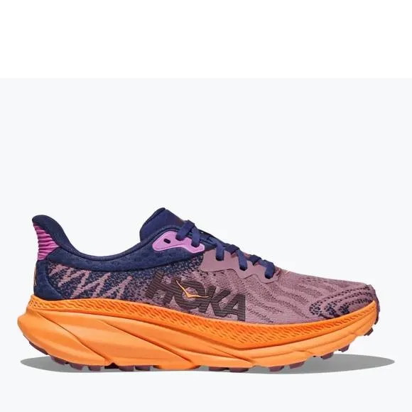 NEW HOKA women's challenger atr 7 running shoes in wistful mauve cyclamen