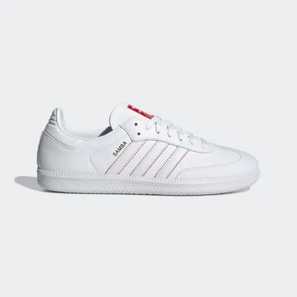 [NEW] Men's adidas Samba Vegan x Minnie Shoes White GY1890