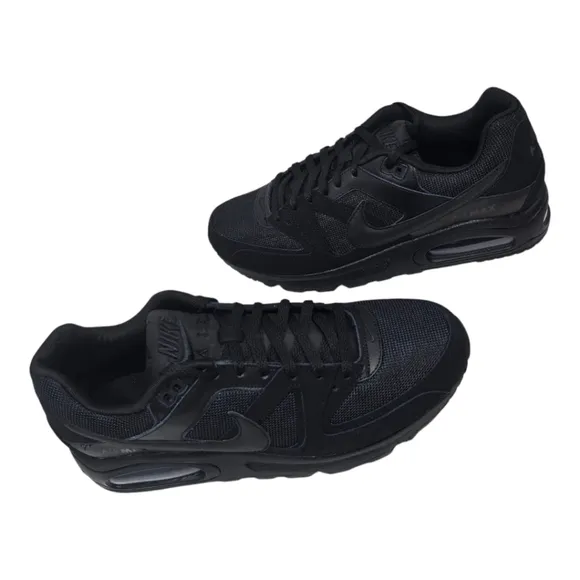 NEW Nike Air Max Command Men’s Sizes Running Shoes Triple Black 629993-020 NEW