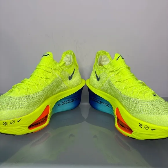 New Nike Air Zoom Alphafly Next% 3 Women's Size 6 Volt Yellow Running FD8315-700