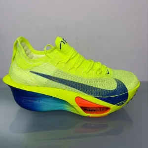 New Nike Air Zoom Alphafly Next% 3 Women's Size 6 Volt Yellow Running FD8315-700
