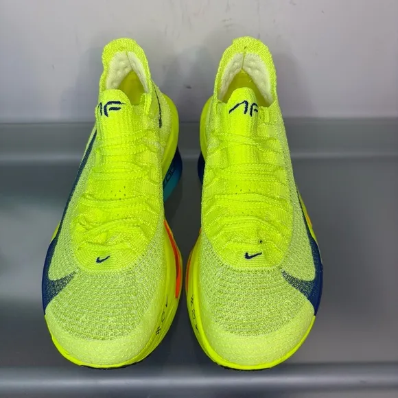 New Nike Air Zoom Alphafly Next% 3 Women's Size 6 Volt Yellow Running FD8315-700