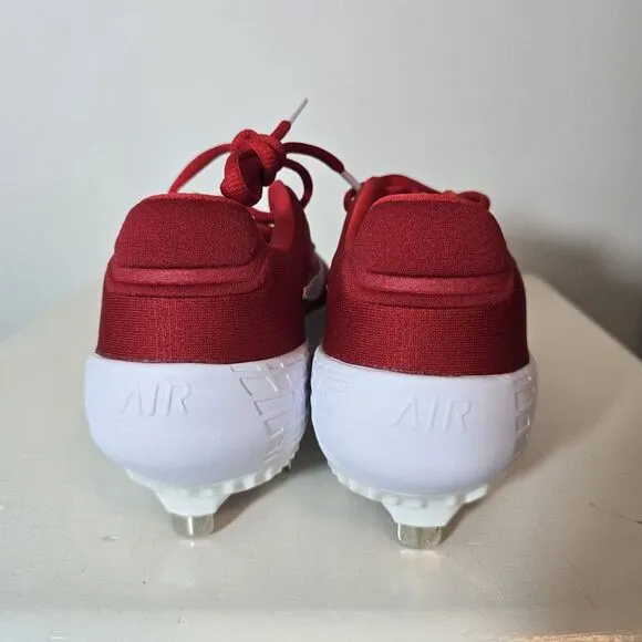 New Nike Alpha Huarache Elite‎ 2 Low Red White Baseball Cleats Sz 5.5 AJ6873 601